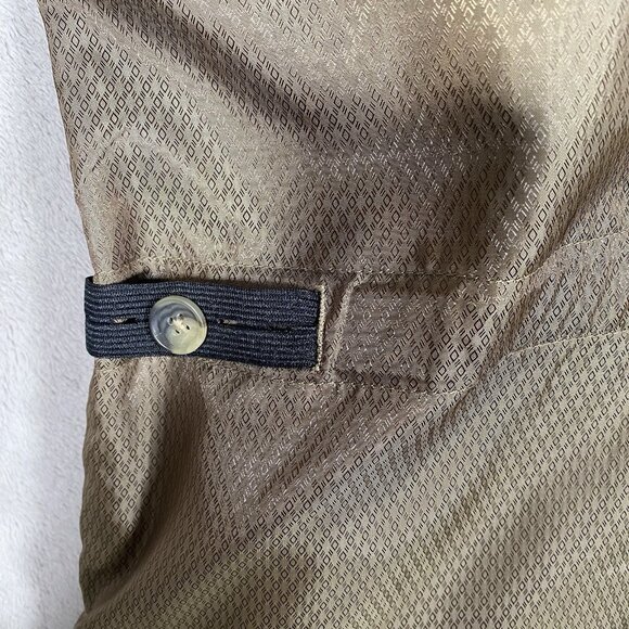 Vintage Jean Paul Germain Waistcoat Mens 4X Brown Cotton Suit Vest Western - Picture 12 of 15